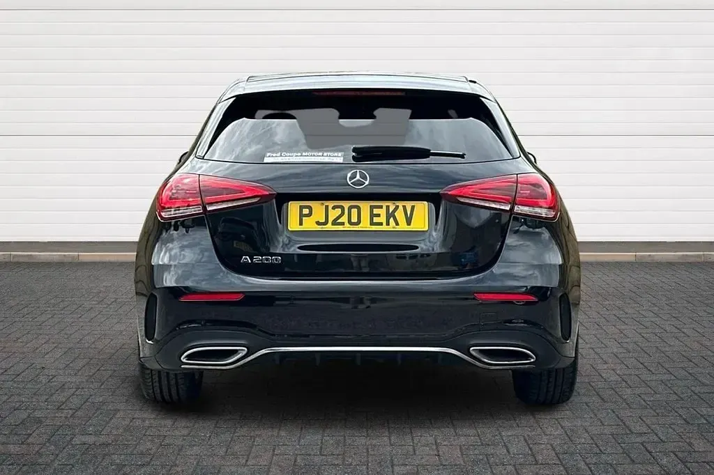Used Mercedes A200 AMG line 163 HP (119 kW) 2020 Black Hatchback