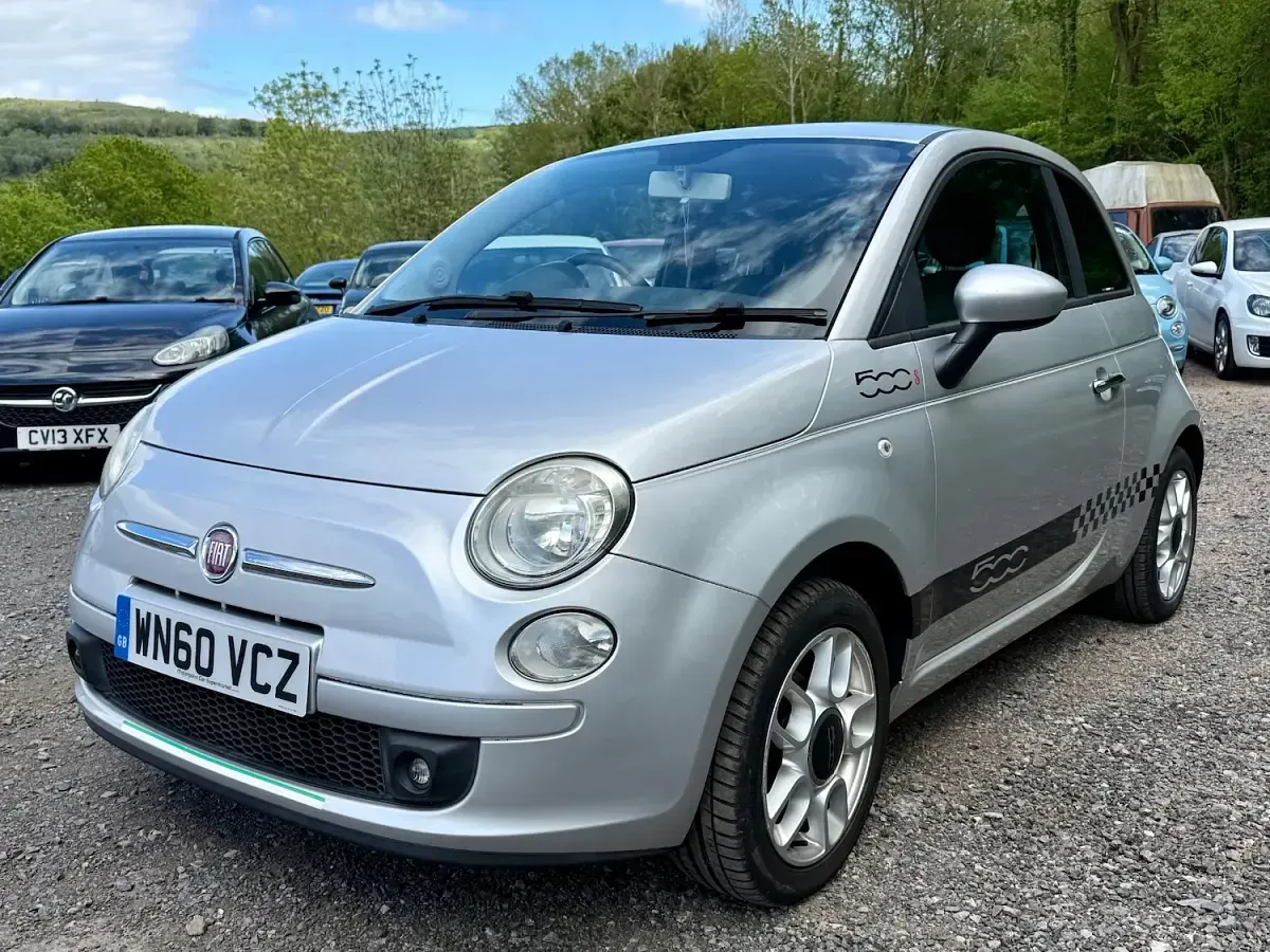 Used Fiat 500 S 69 HP (50 kW) 2010 Silver Hatchback