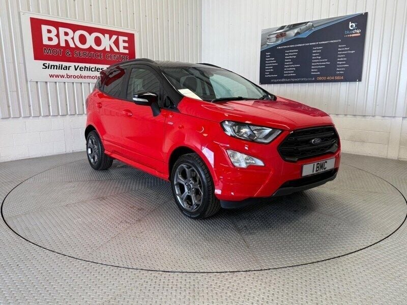 Red Used 2018 Ford Ecosport ST-Line SUV | £9,490 (Fair price) - Image 1/2