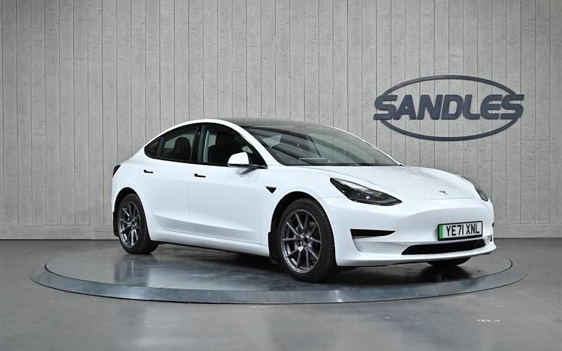 Used Tesla Model 3 Standard Range 208 kW (283 HP) 2021 White Sedan