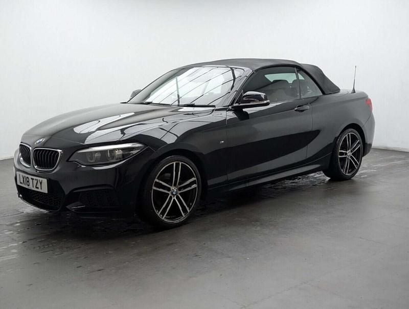 Used BMW 218 M Sport 136 HP (100 kW) 2018 Black Cabriolet