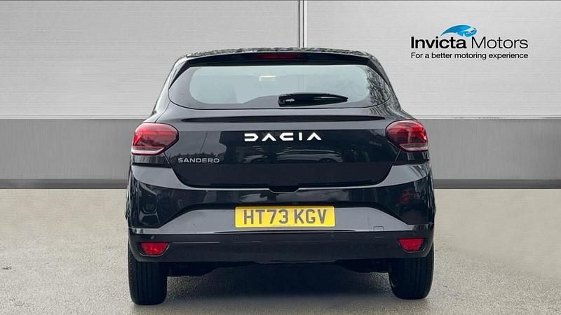 Used Dacia Sandero Expression 100 HP (73 kW) 2023 Black Hatchback