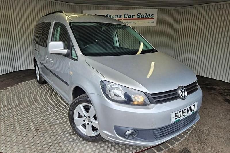 Silver Used 2015 VW Caddy Maxi Life Life MPV | £8,700 (Fair price) - Image 1/1