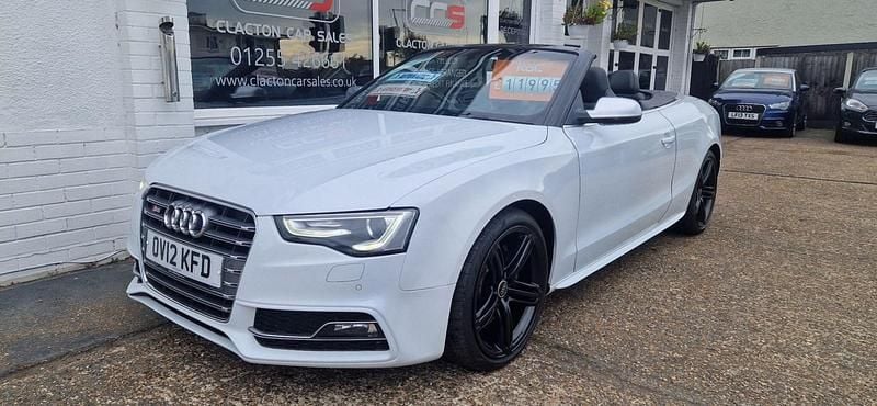 Used Audi S5 Cabriolet Design 333 HP (244 kW) 2012 White Cabriolet