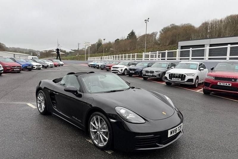 Used Porsche 718 Boxster 300 HP (220 kW) 2018 Black Cabriolet