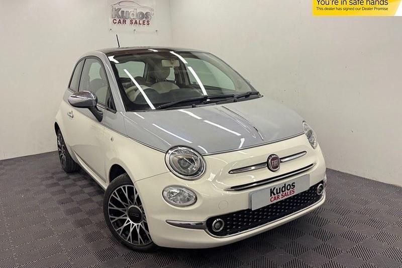 Off white Used 2018 Fiat 500 Collezione Hatchback | £5,999 (Fair price) - Image 1/1