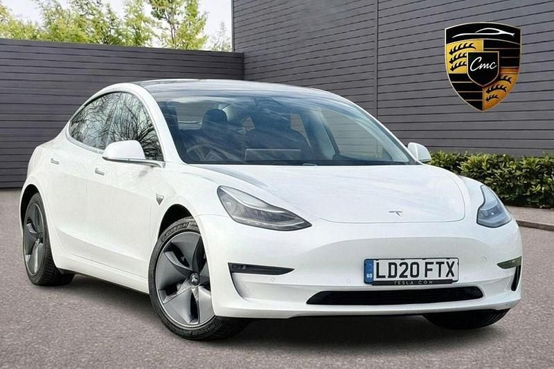 Used Tesla Model 3 77 kW (106 HP) 2020 White Sedan