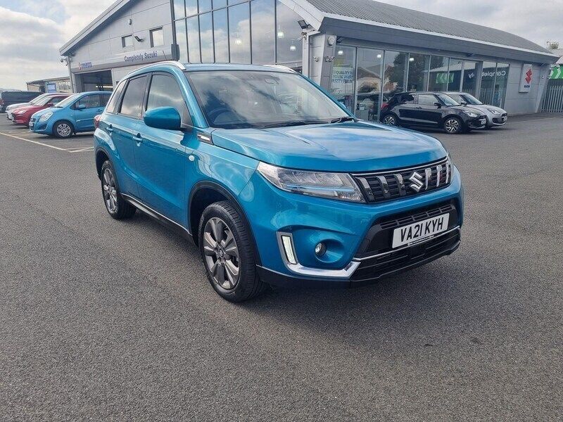 Blue Used 2021 Suzuki Vitara SZ-T SUV | £17,495 (Expensive) - Image 1/4