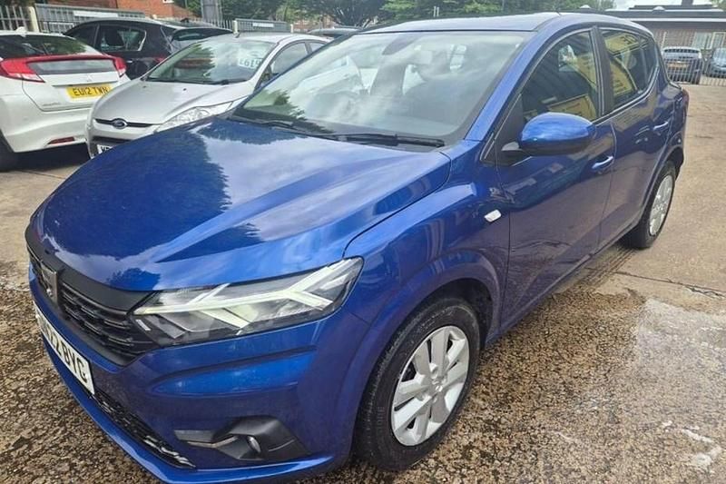 Used Dacia Sandero Comfort 100 HP (73 kW) 2022 Blue Hatchback
