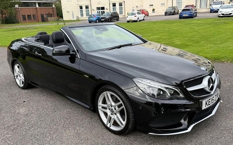 Black Used 2015 Mercedes E350 AMG line Cabriolet | £13,995 (Fair price) - Image 1/4