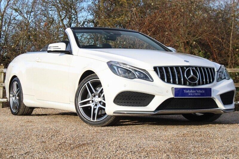 White Used 2015 Mercedes E350 AMG line Cabriolet | £13,989 (Fair price) - Image 1/4