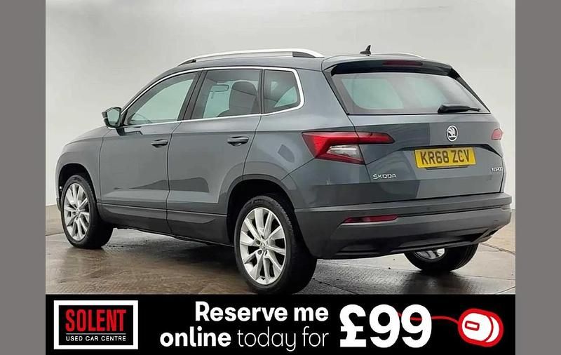 Used Skoda Karoq SE L 113 HP (83 kW) 2018 Grey SUV
