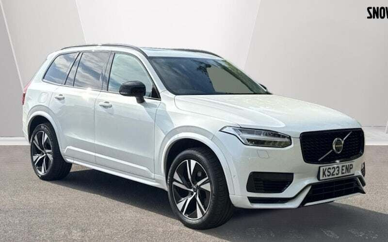 Crystal white Used 2023 Volvo XC90 Plus SUV | £45,490 (Good price) - Image 1/4