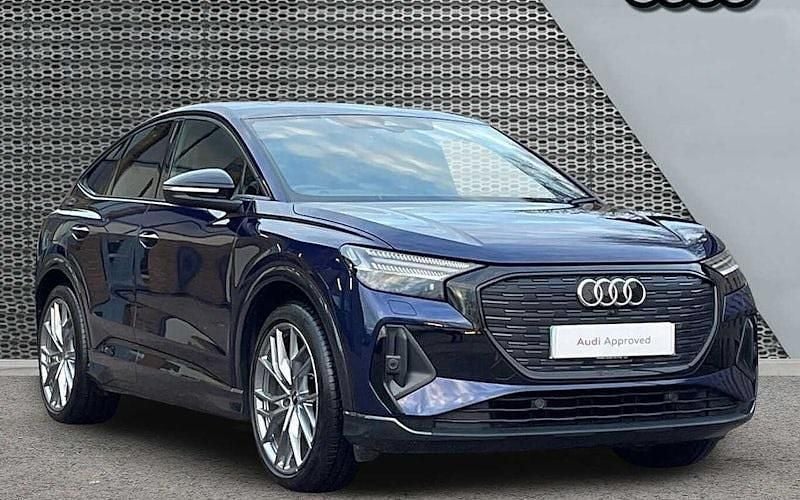 Used Audi Q4 Sportback e-tron Advanced 219 kW (299 HP) 2022 Blue SUV