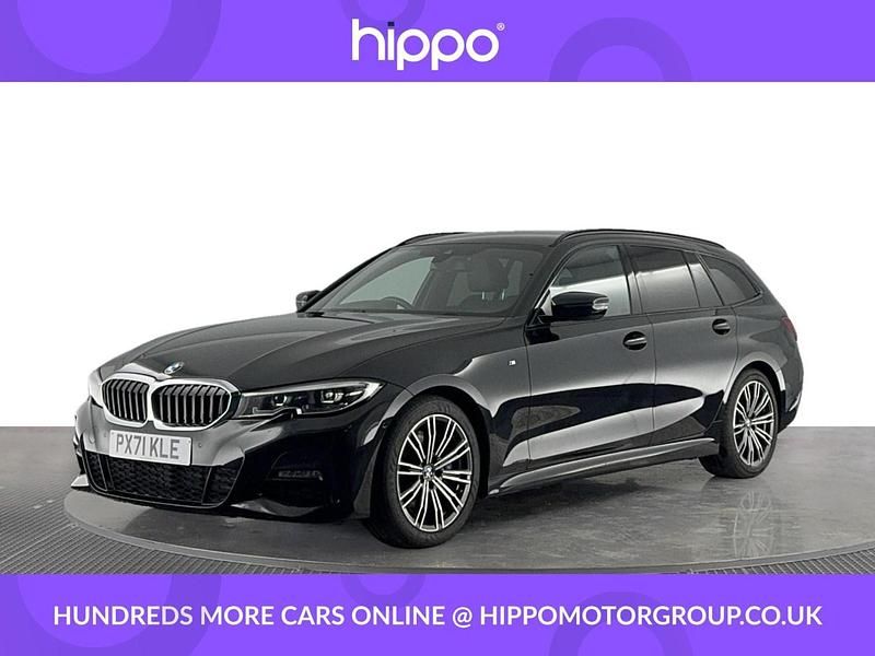 Black Used 2021 BMW 330 M Sport Estate | £23,800 (Fair price) - Image 1/4