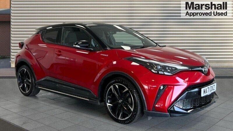 Red Used 2021 Toyota C-HR Sport SUV | £20,630 (Good price) - Image 1/4