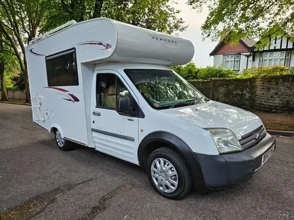 Second-hand Ford Transit Connect 110 CP (80 kW) 2007 Alb Monovolum