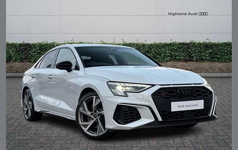 White Used 2024 Audi S3 Black Edition Sedan | £37,495 (Fair price) - Image 1/4