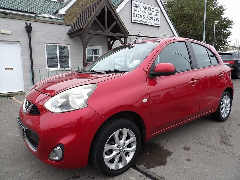 Red Used 2014 Nissan Micra Acenta Hatchback | £4,995 (Fair price) - Image 1/4