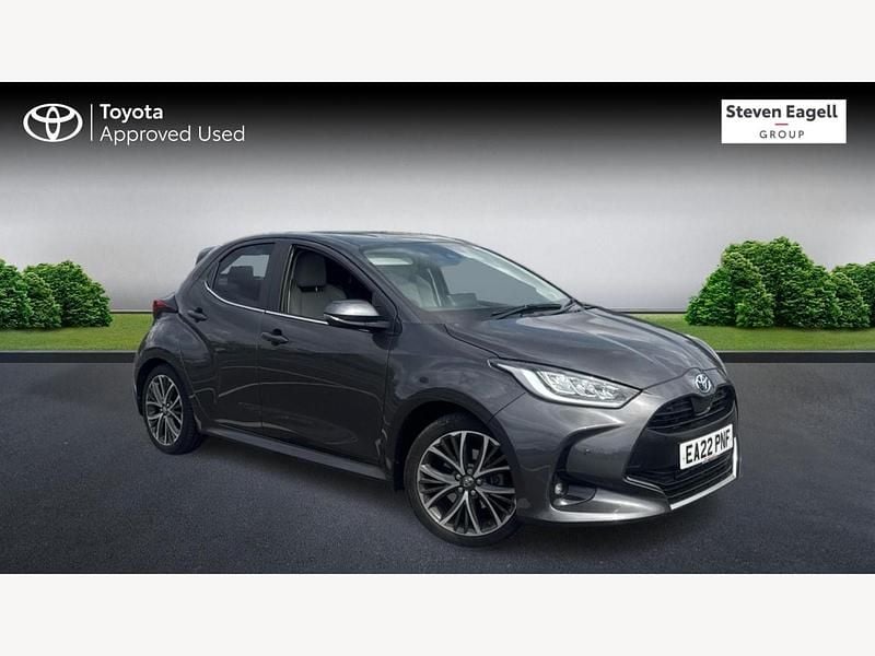 Grey Used 2022 Toyota Yaris Hybrid Hatchback | £19,076 (A bit pricey) - Image 1/3