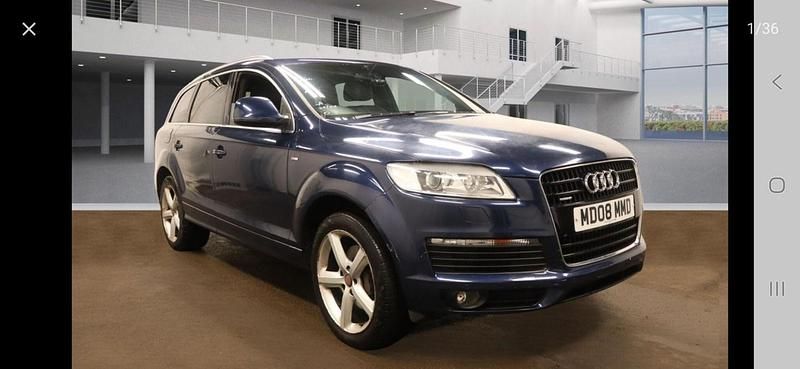 Blue Used 2008 Audi Q7 S-Line SUV | £4,495 - Image 1/4