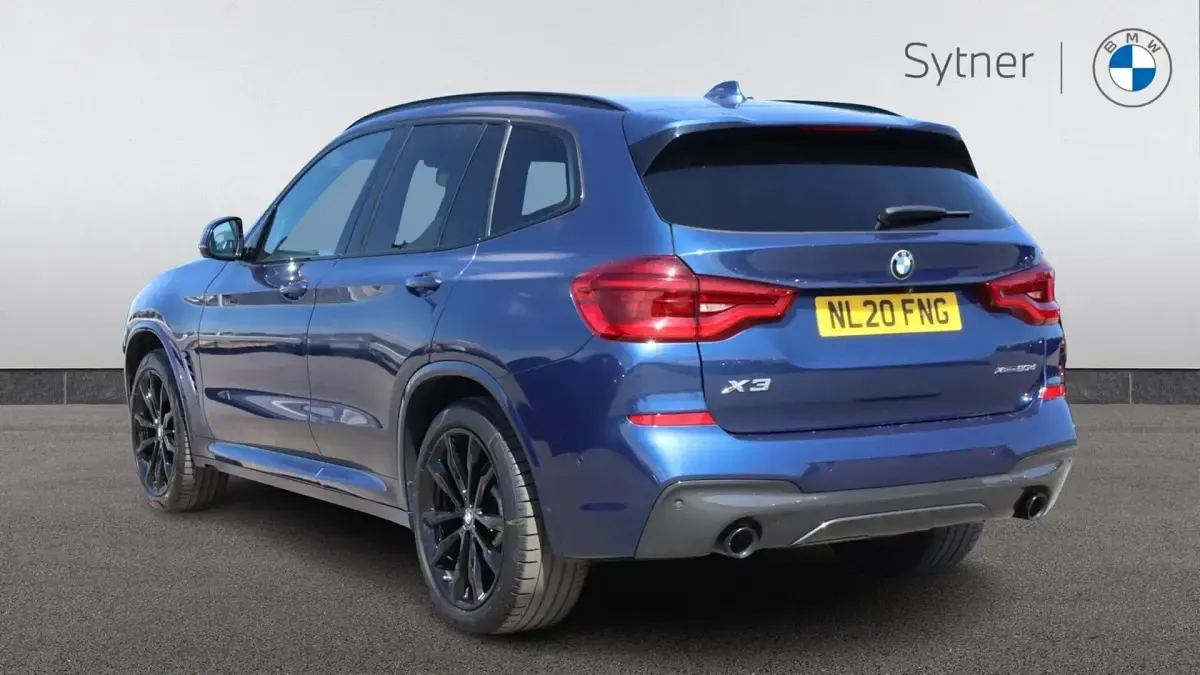 Used BMW X3 M Sport 187 HP (137 kW) 2020 Blue SUV