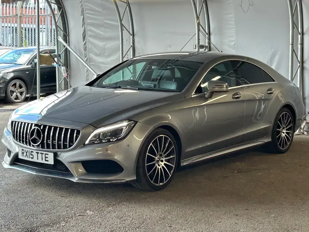 Used Mercedes CLS350 AMG line 2015 Silver Coupe
