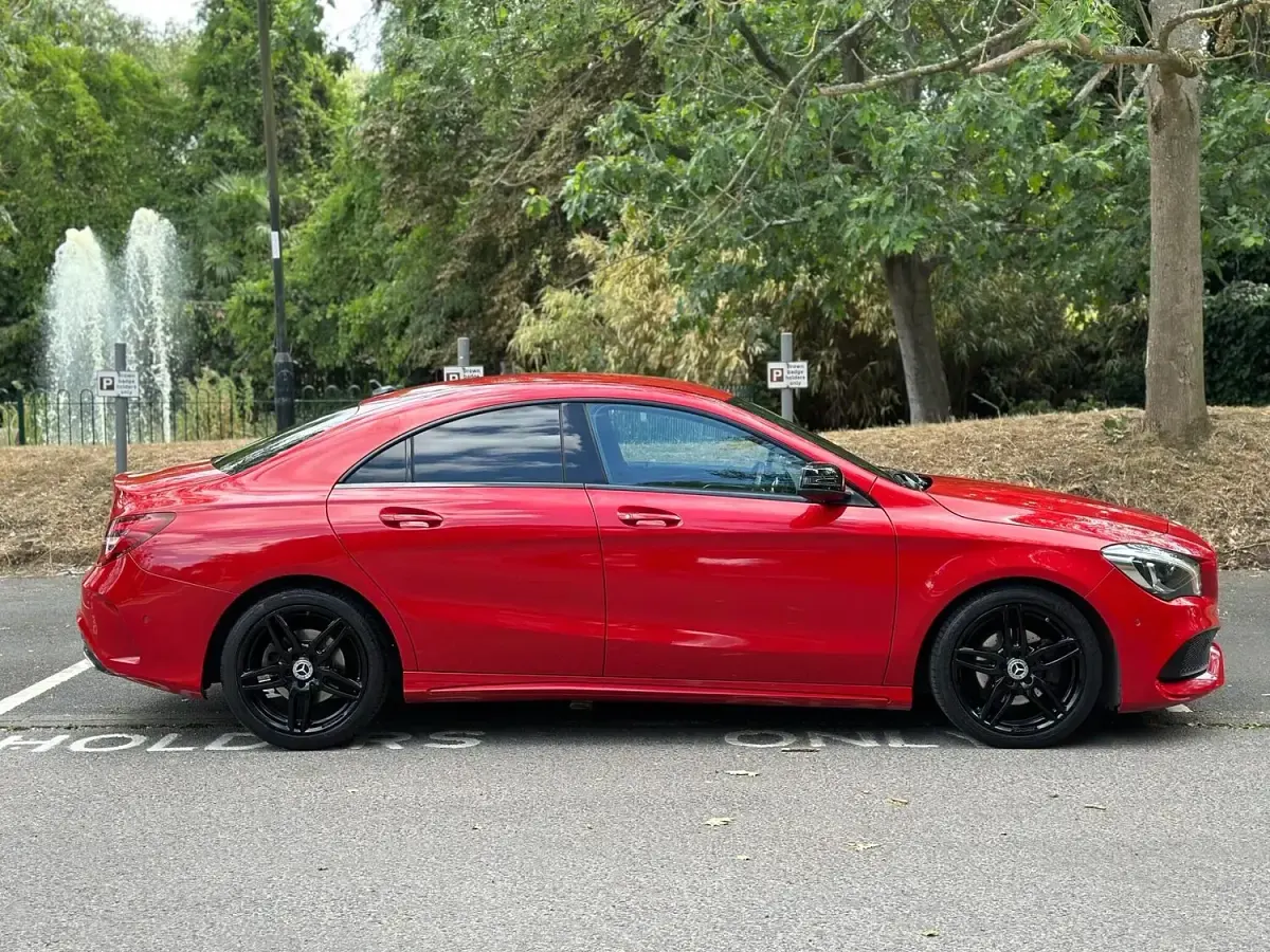 Used Mercedes CLA180 AMG line 2017 Red Coupe