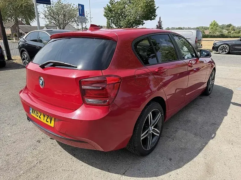 Used BMW 116 Sport Line 2012 Crimson red Hatchback