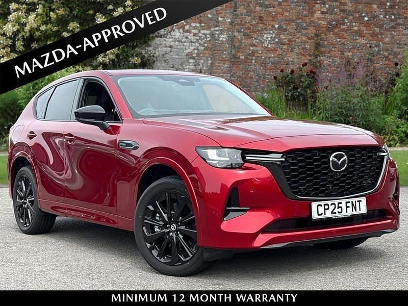 Red New 2025 Mazda CX-60 Homura-Line SUV | £40,990 (Super price) - Image 1/4