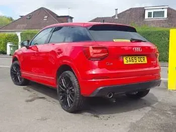 Used Audi Q2 Black Edition 116 HP (85 kW) 2019 Red SUV