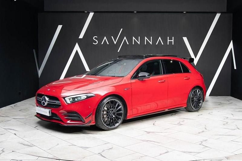 Used Mercedes A35 AMG Premium Plus 2019 Red Hatchback