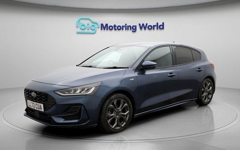 Used Ford Focus ST-Line 125 HP (91 kW) 2022 Blue Hatchback