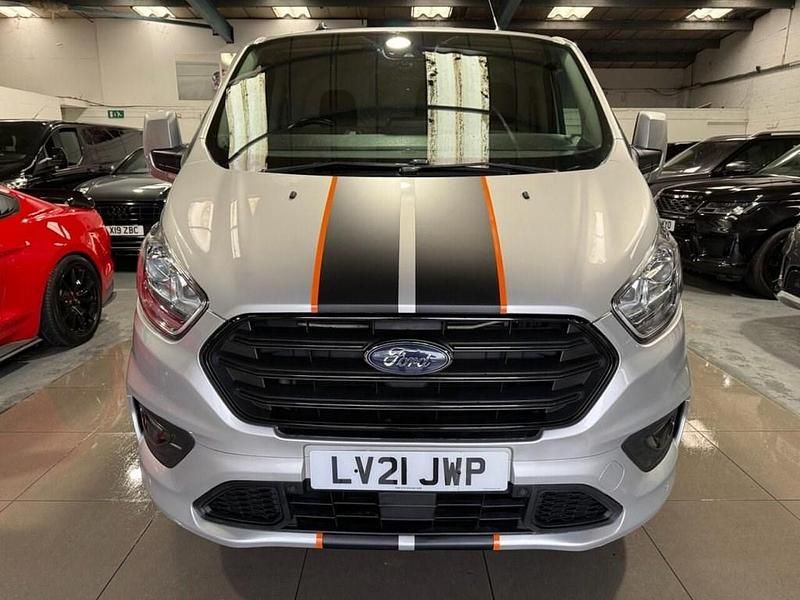 Usado Ford Transit Custom Sport 185 HP (136 kW) 2021 Prateado Van