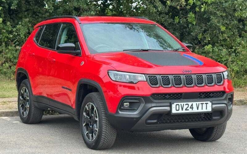 Red Used 2024 Jeep Compass Trailhawk SUV | £24,499 (A bit pricey) - Image 1/4