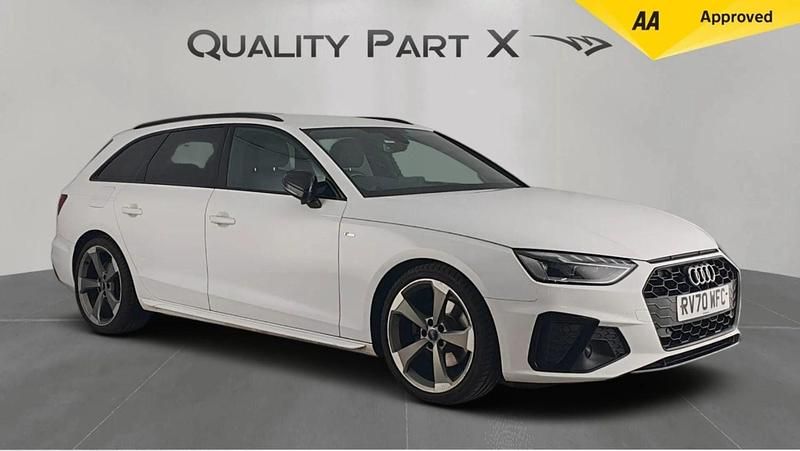 Used Audi A4 Black Edition 163 HP (119 kW) 2020 White Estate