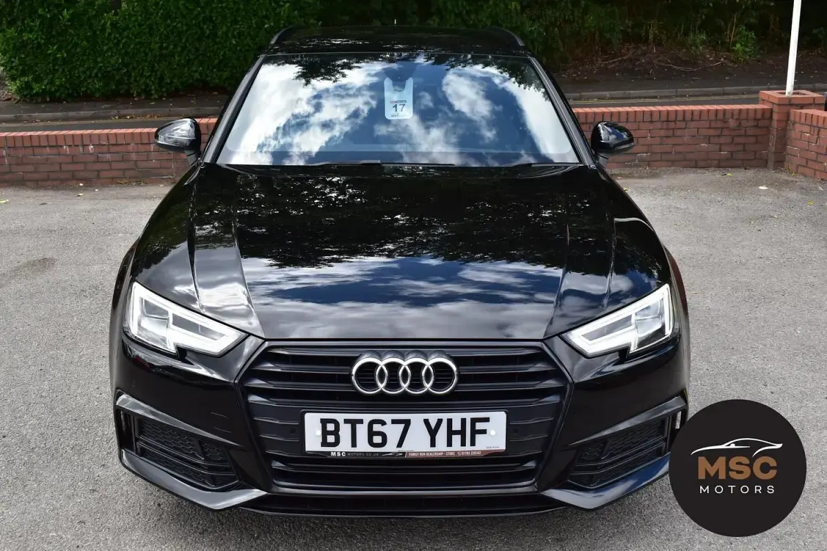 Used Audi A4 Black Edition 150 HP (110 kW) 2017 Black Estate