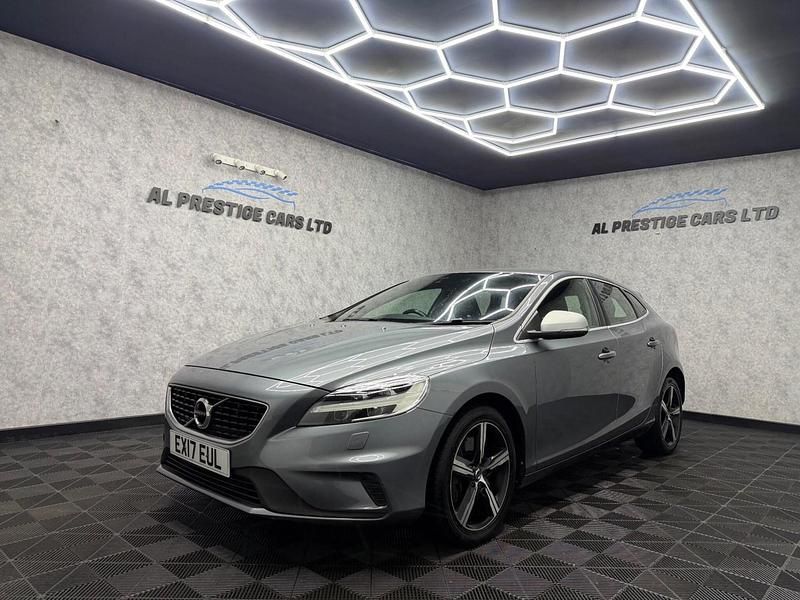 Grey Used 2017 Volvo V40 R-Design Hatchback | £8,499 (Fair price) - Image 1/4
