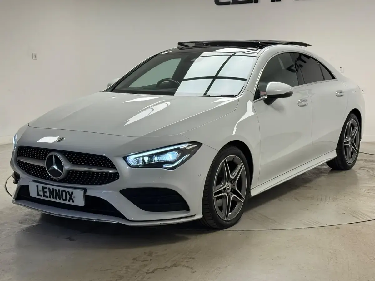 Used Mercedes CLA180 AMG Line Premium Plus 136 HP (100 kW) 2022 White Sedan