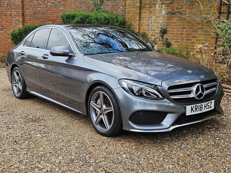 Used Mercedes C250 AMG Line Premium Plus 204 HP (150 kW) 2018 Grey Sedan