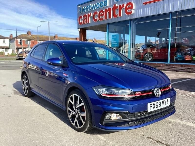 Used VW Polo GTI 200 HP (147 kW) 2019 Blue Hatchback