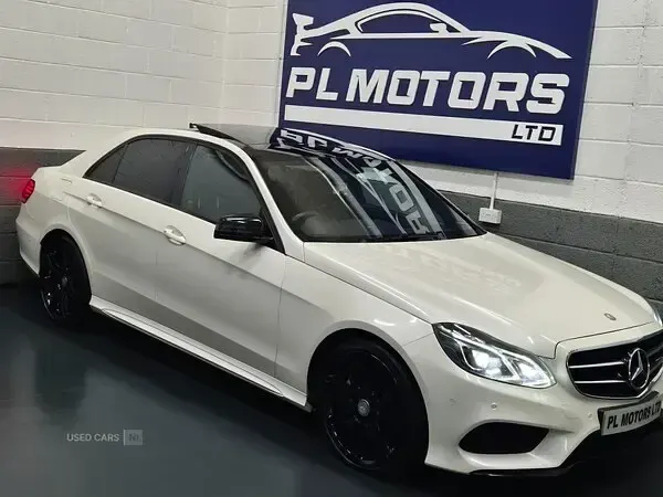 Used Mercedes E350 Premium 2015 White Sedan