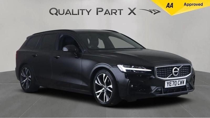 Black Used 2020 Volvo V60 R-Design Estate | £15,800 (Good price) - Image 1/4
