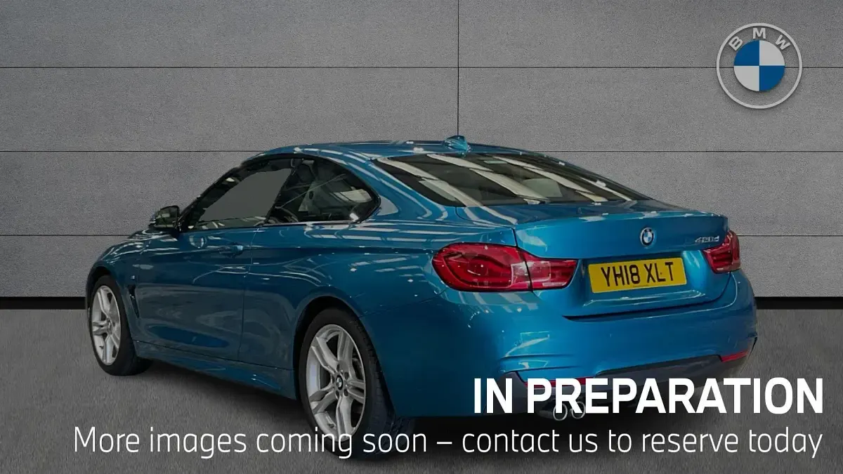 Used BMW 420 M Sport 187 HP (137 kW) 2018 Blue Coupe