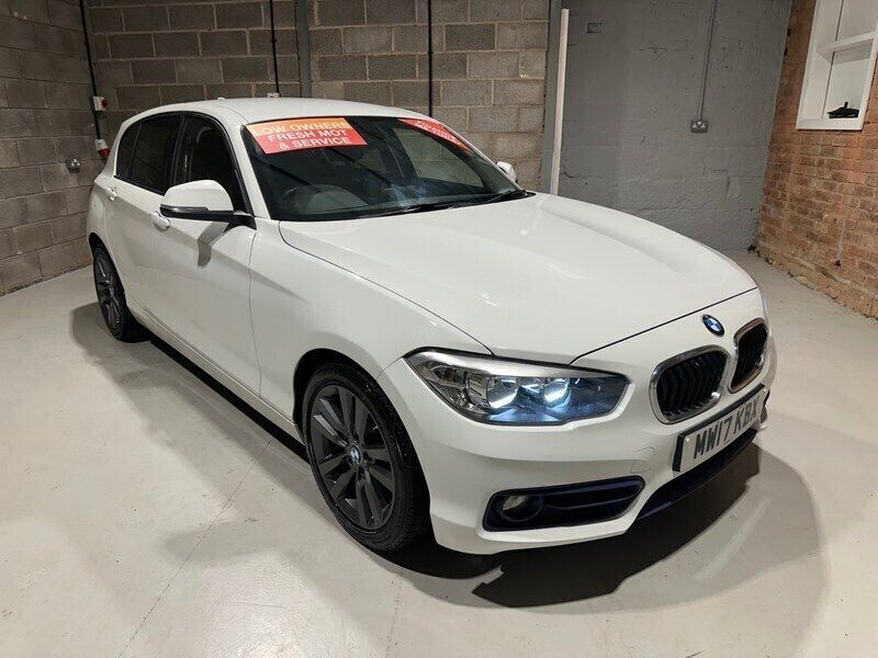 White Used 2017 BMW 118 Sport Line Hatchback | £9,750 (Good price) - Image 1/4