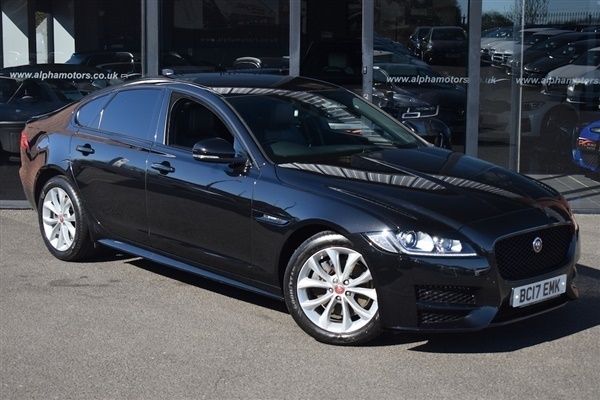 Santorini black Used 2017 Jaguar XF R-Sport Sedan | £14,990 (Fair price) - Image 1/1