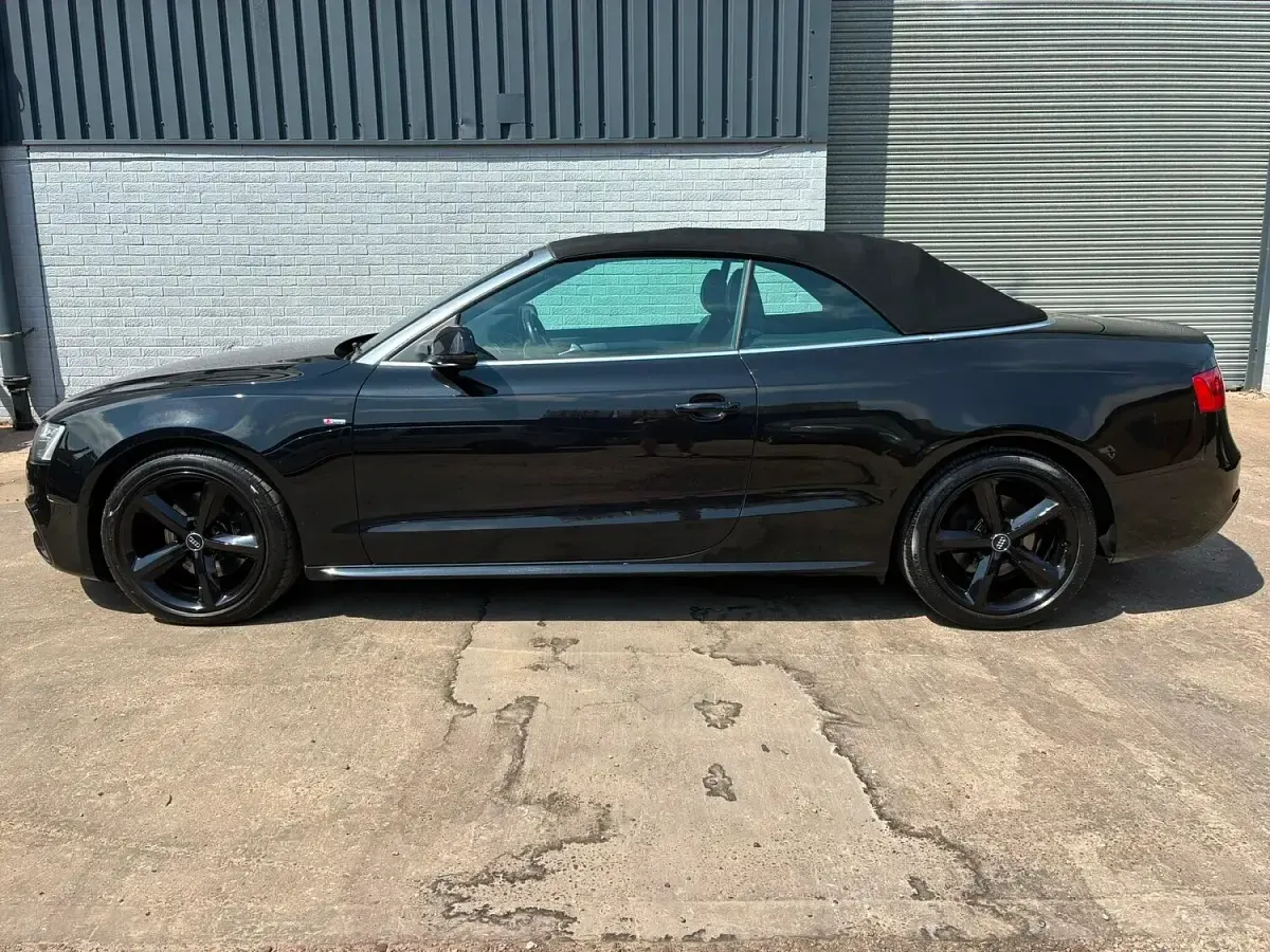 Used Audi A5 Cabriolet S-Line 177 HP (130 kW) 2012 Black Cabriolet
