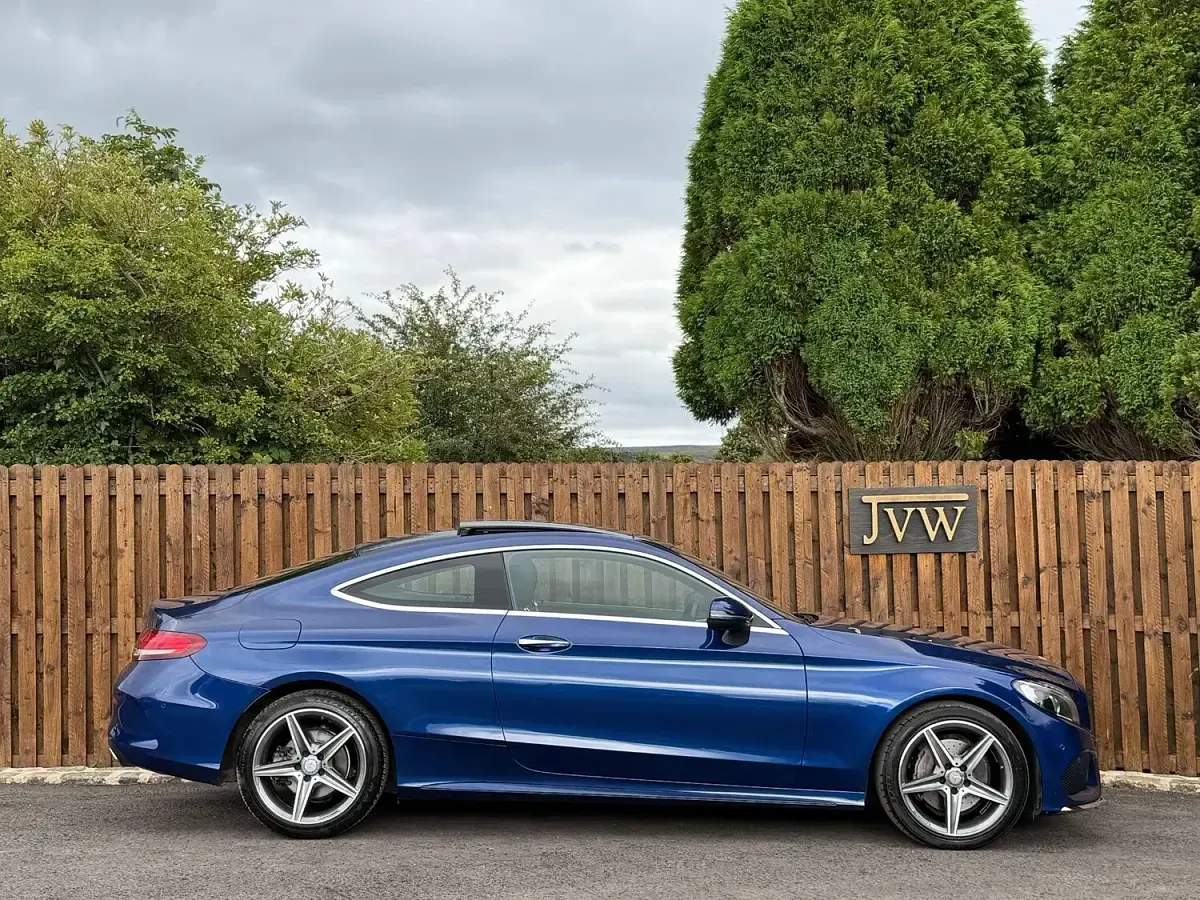 Used Mercedes C220 AMG Line Premium 2016 Blue Coupe
