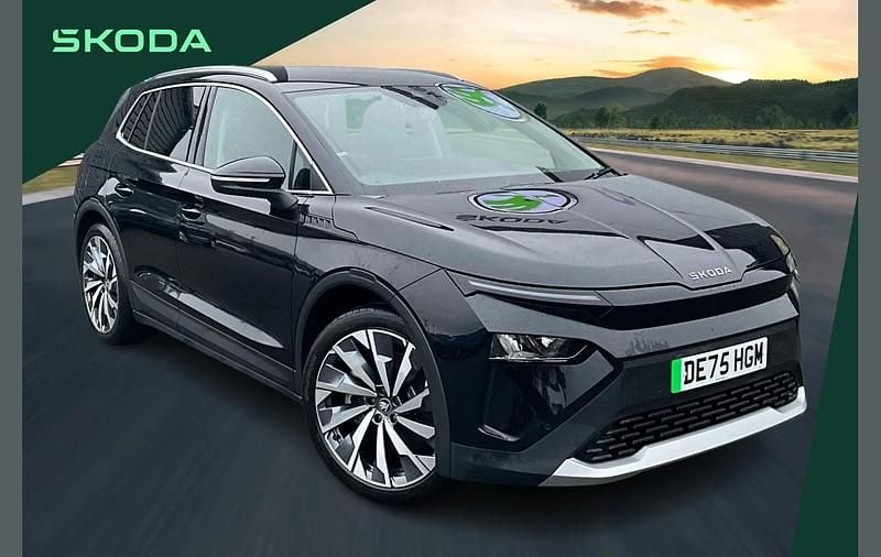 Black Used 2025 Skoda Elroq SUV | £32,899 (Fair price) - Image 1/4
