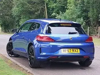 Used VW Scirocco GT 125 HP (91 kW) 2017 Blue Coupe